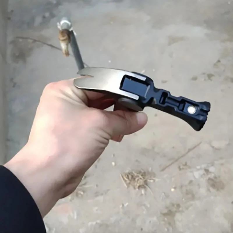 Martillo de garra de trabajo, herramientas de carpintería, martillos de uñas, herramienta Manual portátil , accesorio de Hardware práctico multifuncional