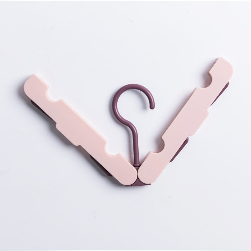 Portable Fold Suppor Hangers Multifunction Clothes Drying Rack Magic Clothes Hanger Clothes Drying Storage For Travel: Color B