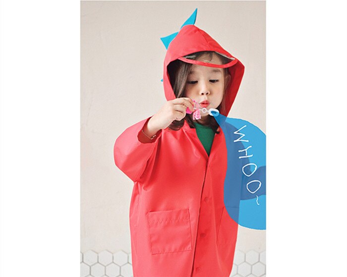 Mode Outdoor Leuke Dinosaurus Polyester Kids Regenjas Waterdichte Kinderen Ondoordringbare Poncho Baby Jongens Meisjes Regen Jas CT053