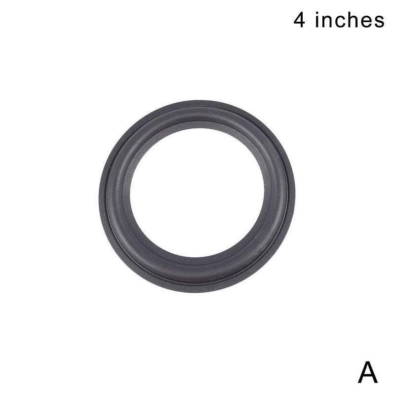 3/4/5/6/6.5/8/10/12 inch Elastic Rubber Edge Ring For Speaker Ring soft N7B3 Repair Edge durable Woofer Surround H6I6: A
