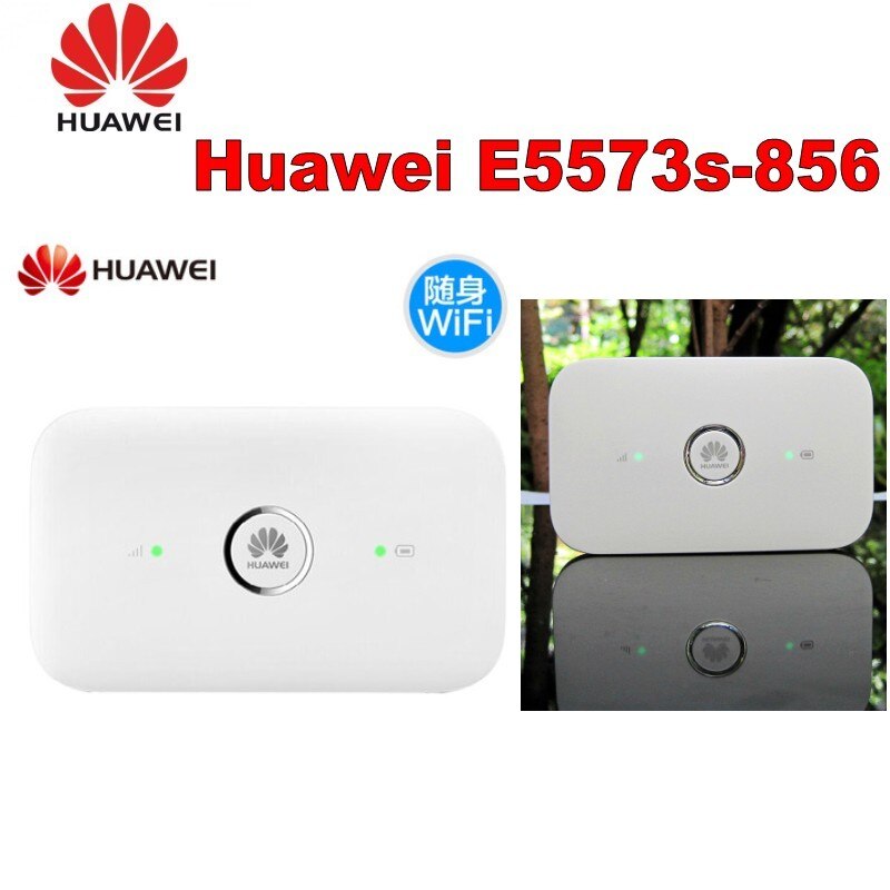 Ulåst huawei  e5573s-856 4g lte wifi router fdd/tdd 150 mbps modem mobil wifi