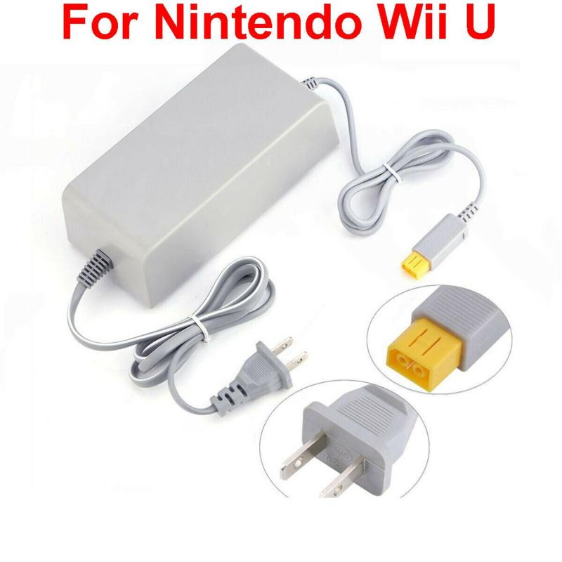 AC Charger Adapter for Nintendo Wii U Gamepad - US/EU Plug - 100-240V Wall Power Supply