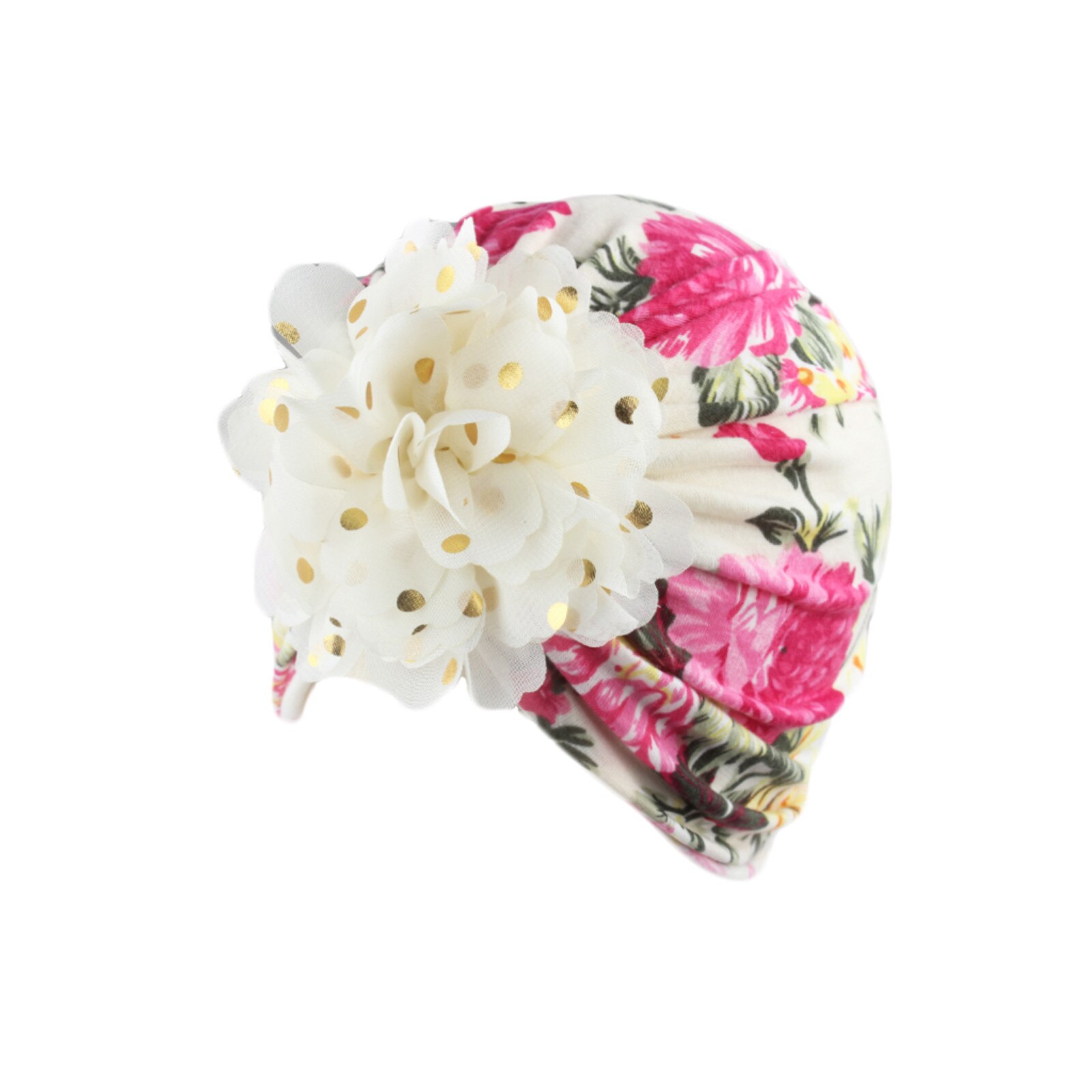Sombrero con estampado de la India para niños, gorro con estampado de flores, capucha cálida, turbante, invierno, cálido, indio, ,: E