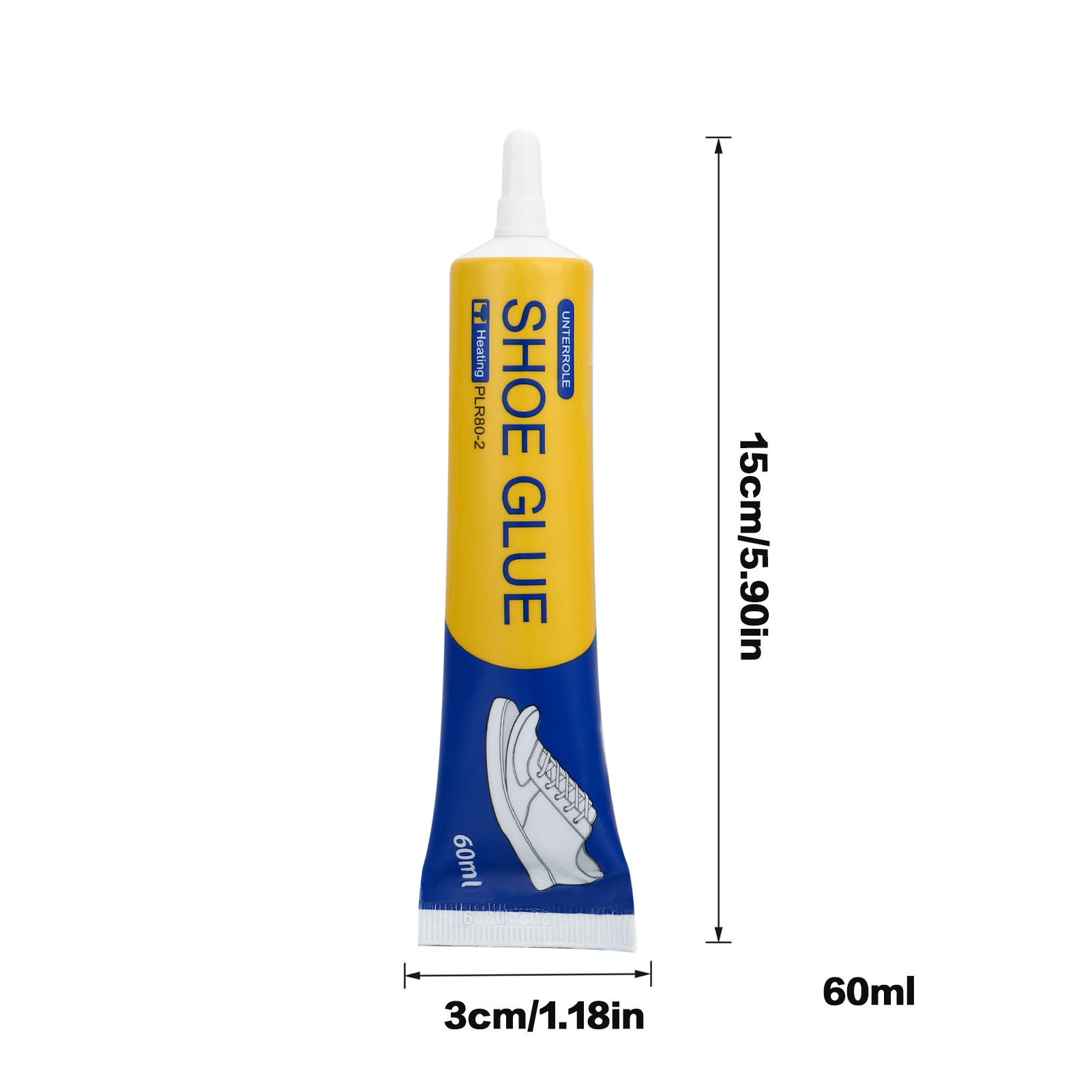 60ml Strong Shoe Repair Glue Quick-drying Universal Sealant Waterproof Shoe Adhesive Shoemaker Repair Tool 1/2/3pcs: Beige
