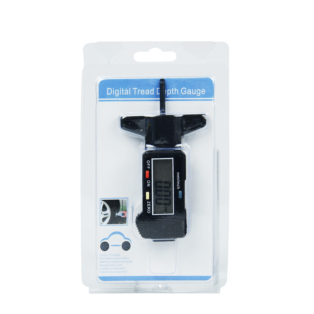 Auto Car Digital Tire Tread Depth Gauge Measurer Tool Caliper LCD Display Tread Checker Tire Tester For Cars