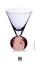 Boll färg triangel bubbla boll kopp liten vin cocktail likör glas whisky tuning bar fashionabla glas: L