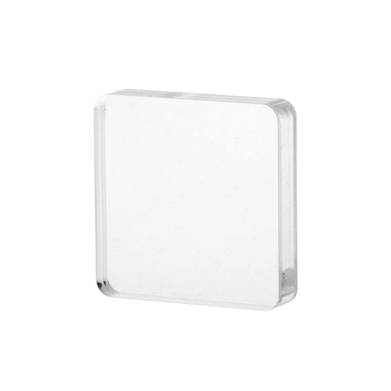 DIY Transparent Seal Stamp Block Acrylic Handle Blocks For DIY Scrapbooking Clear Photo Album Decorative Craft 85WC: D