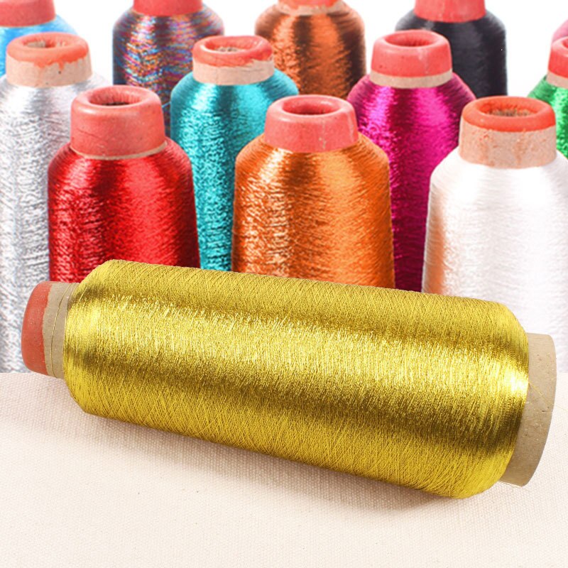 Color Flash Bright Silk Gold And Silver Thread Computer Embroidery Manual Cross Stitch Metal Thread DIY Braided Thread