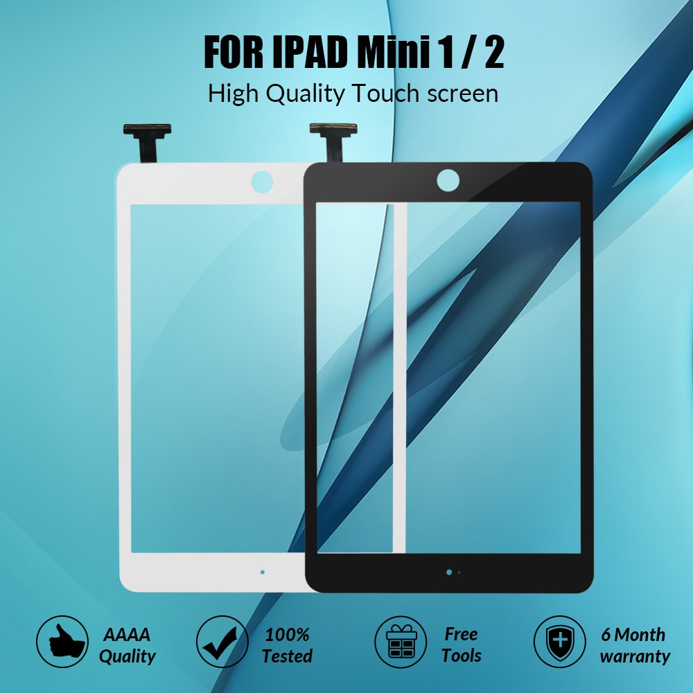 AAA Touch Screen For ipad mini 1 2 Touch Glass Screen Digitizer For iPad mini1 mini2 A1432 A1454 A1455 A1489
