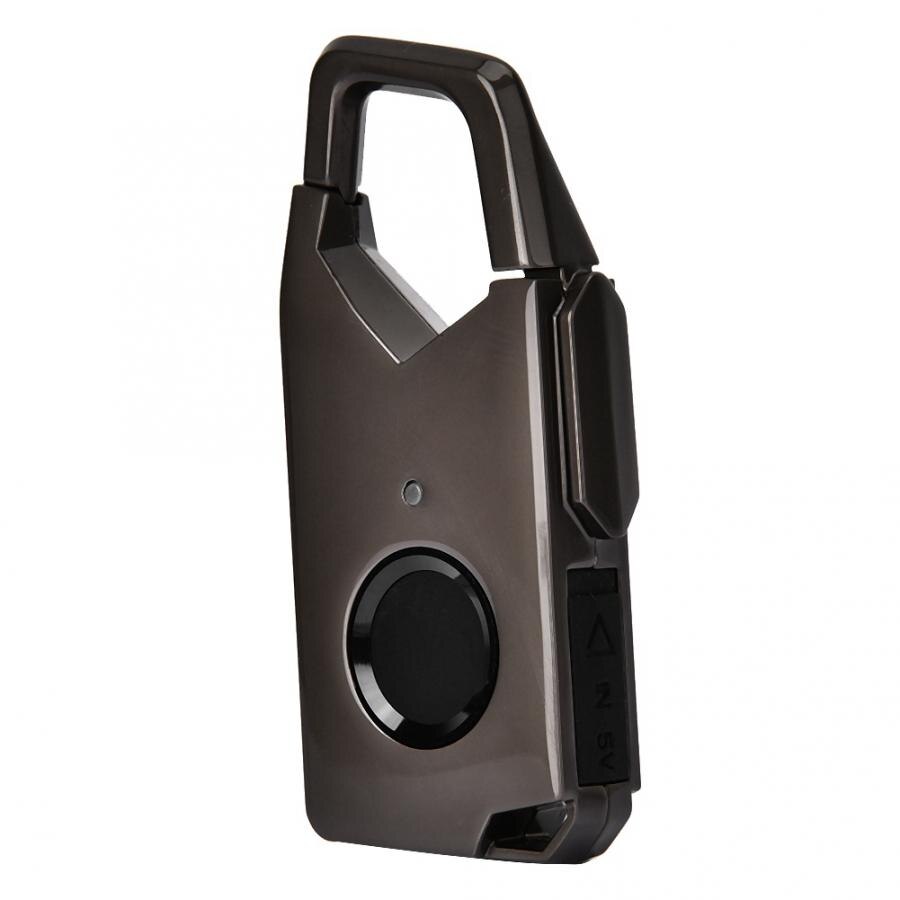 Smart Vingerafdruk Slot Waterdichte Usb Charge Hangslot Voor Gym/Locker/Bagage/Koffer/Kast Op Verkoop