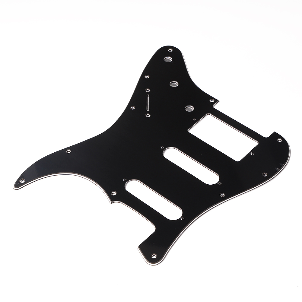 Elgitar plekterbrett én humbucker gitar plekterbrett pvc 11 hull høy temperaturbestandig for fender stratocaster