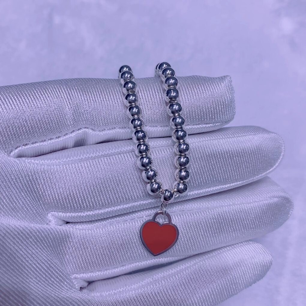 Pulsera de plata de ley S925, brazalete de tres colores, amor de pareja europea y americana: TF-002 / 17CM