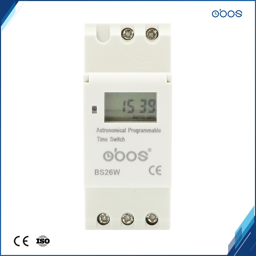 digital timer switch 220V with sunrise sunset automaticaly off on switch function 16times on/off per day weekly 1min-168H