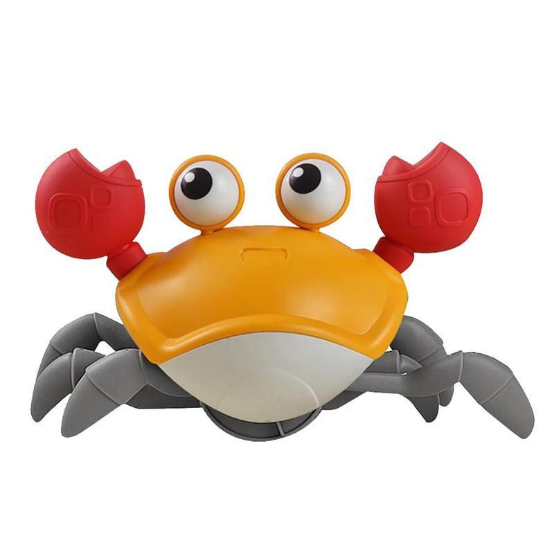 Baby cartoon cute octopus wind-up bath toy children's water swimming chain clockwork toy beach infant swimming water play toy: Orange 752