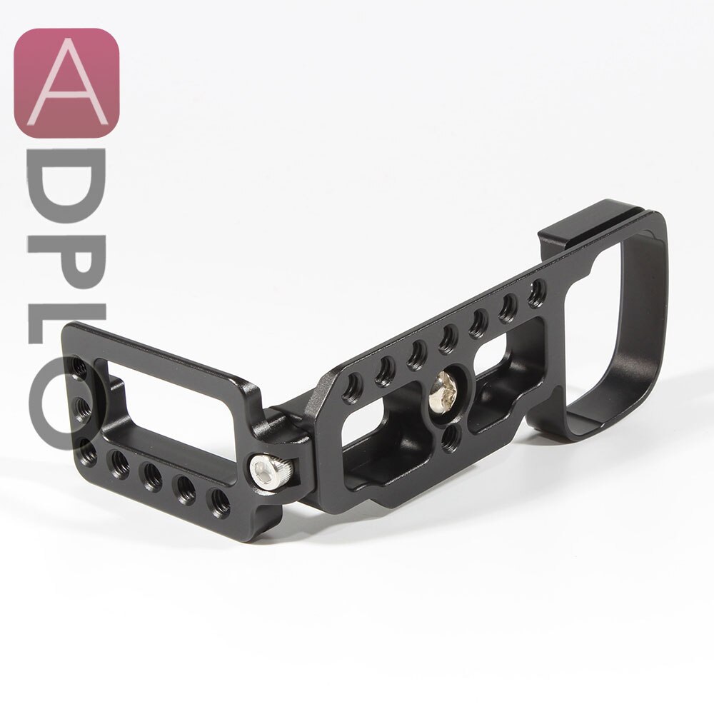 Beugel L Soort Draagbare Hand Grip Quick Release Plaat Uitgeholde Verticale Aluminium Accessoires Camera Houder Voor Sony A6400