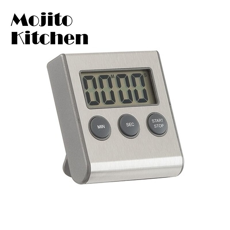 Multifunctional LCD Digital Screen Kitchen Countdown Timer Stopwatch Cooking Baking Alarm Reminder Magnet Clock with Stand