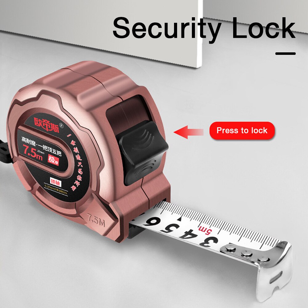 Portable tape measure 3/5/7.5/10m steel tape measure nylon resistance to fall waterproof distance measuring tape measuring tool