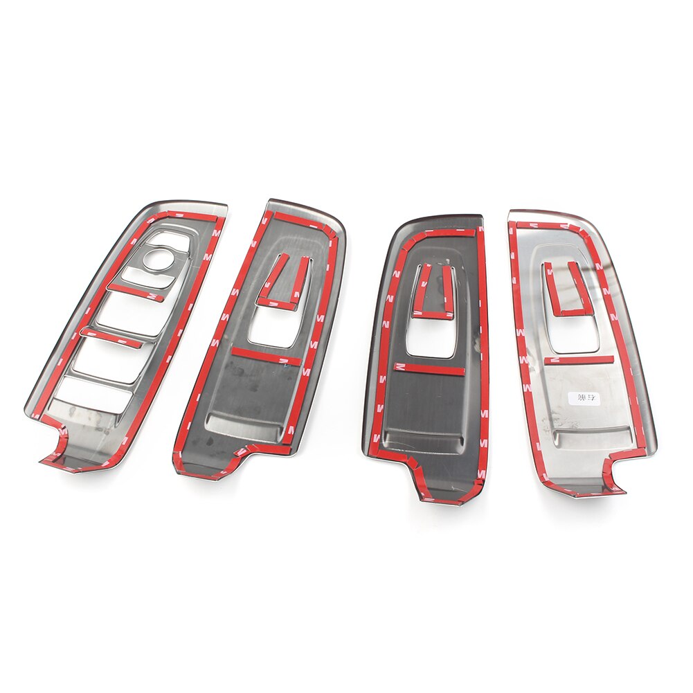 Voor subaru forester roestvrijstalen interieur raamschakelaarpaneelbekleding autostylingaccessoires