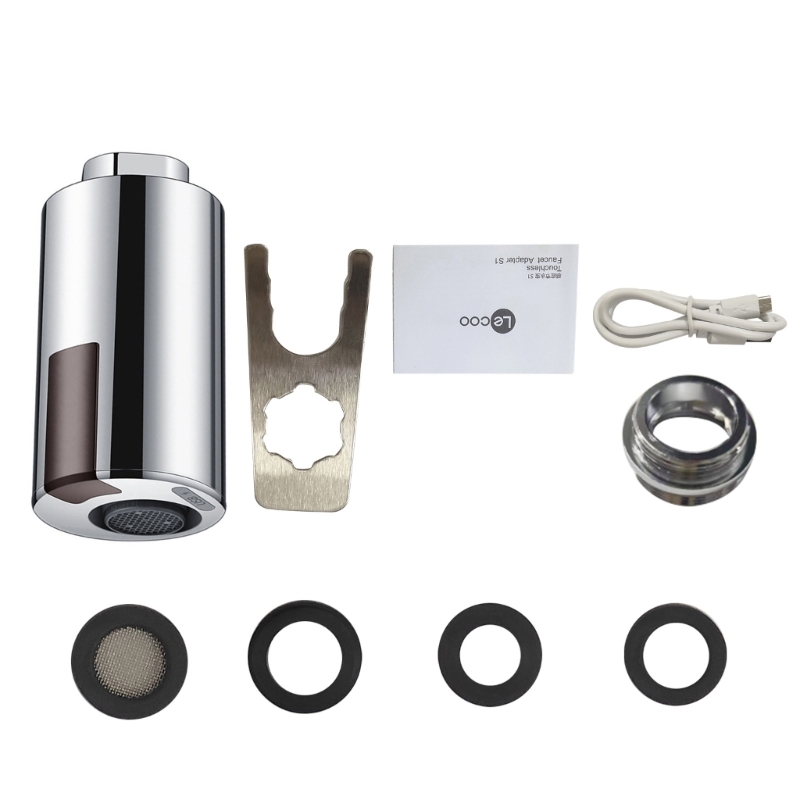 Adaptateur de capteur infrarouge de robinet Intelligent sans contact, économie d'eau d'évier, adaptateur de buse de robinets automatiques pour cuisine salle de bains