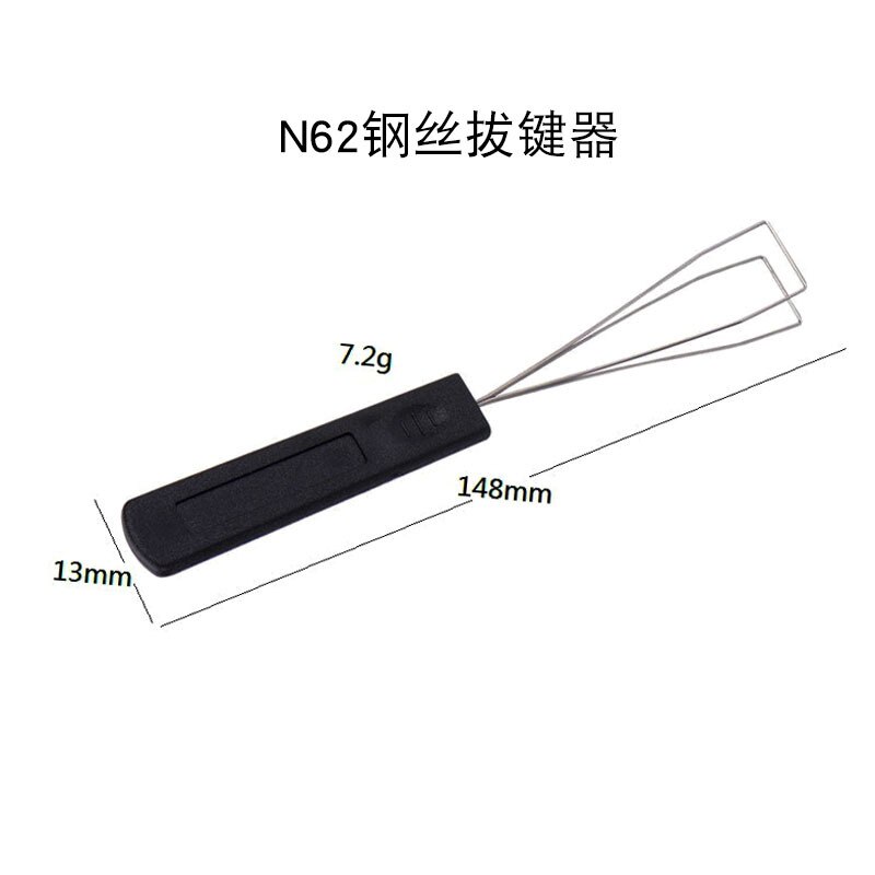 1pcs Steel Wire Keyboard Key Keycap Puller Plastic Handle Remover With Unloading Steel Cleaning Tool Jan Whosale