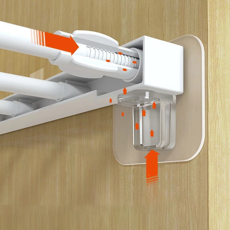 Ganchos de soporte adhesivos para estante, ganchos de pared sin clavos, para armario, 4/12 piezas