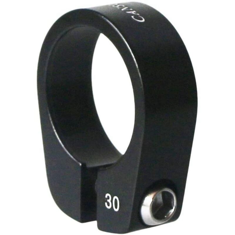 CANSUCC Bike Seat Post Clamp Aluminum Alloy 30.0mm Mountain Bicycle Seat Tube Clamp
