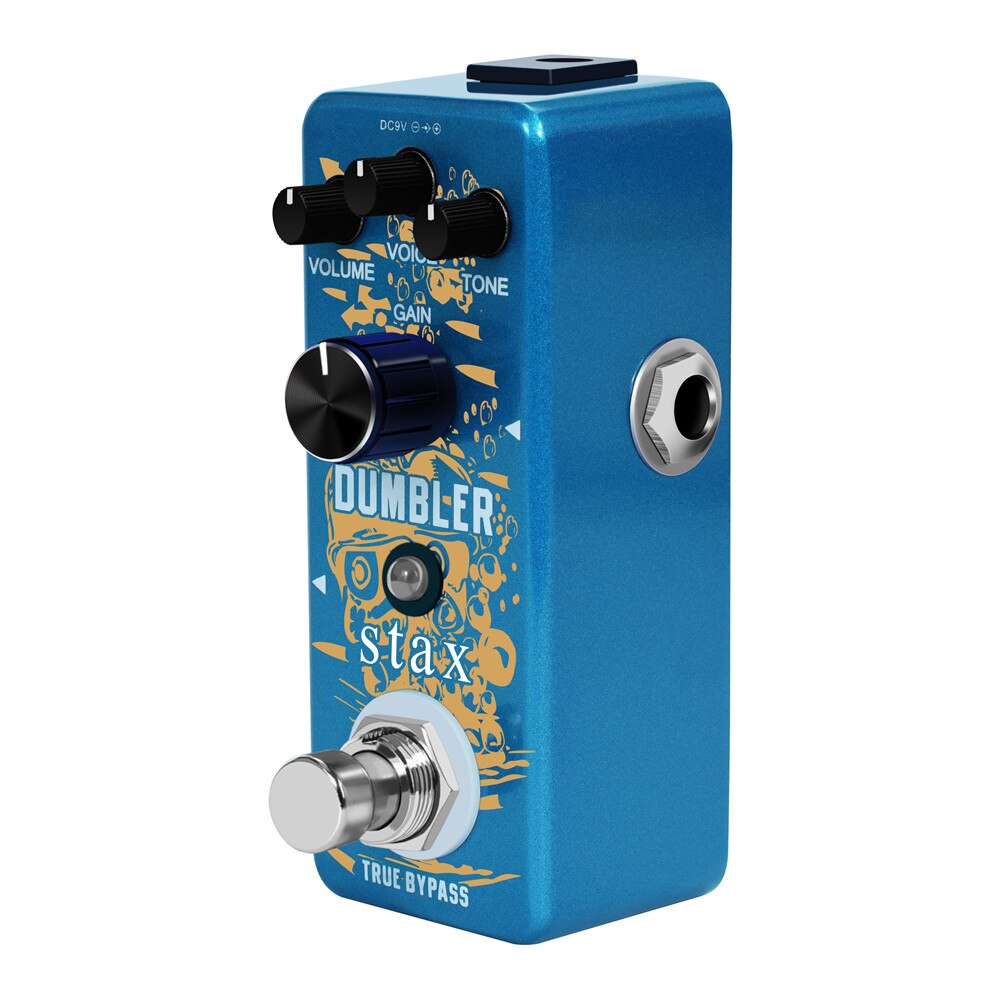 Stax Guitar Dumbler Pedal Analog Overdrive Pedals For Electric Guitar With Medium Low Distortion LEF-315Mini Size True Bypass