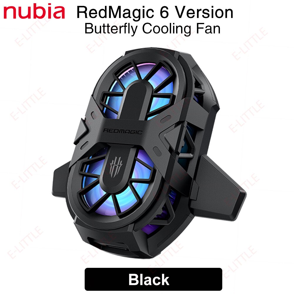 Enfriador de teléfono móvil Nubia Red Magic 6 Pro, Enfriador de mariposa para RedMagic 6: For RedMagic 6