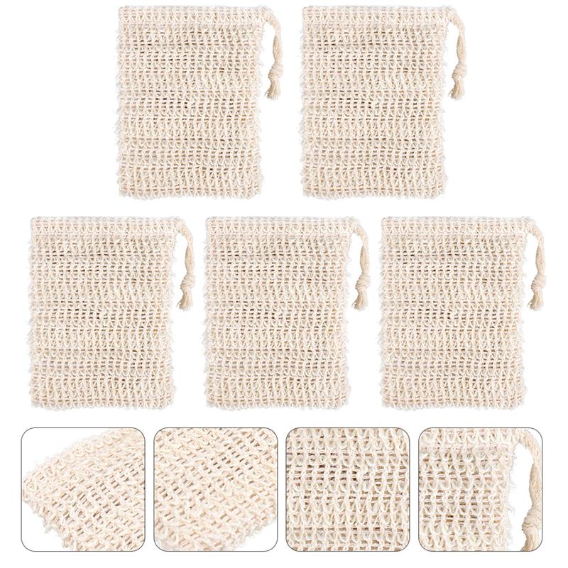 5Pcs Bathing Zeep Saver Bag Zeep Zak Mesh Zeep Zak Zeep Saver Bag Zeep Saver Pouch Voor Opslag Reizen