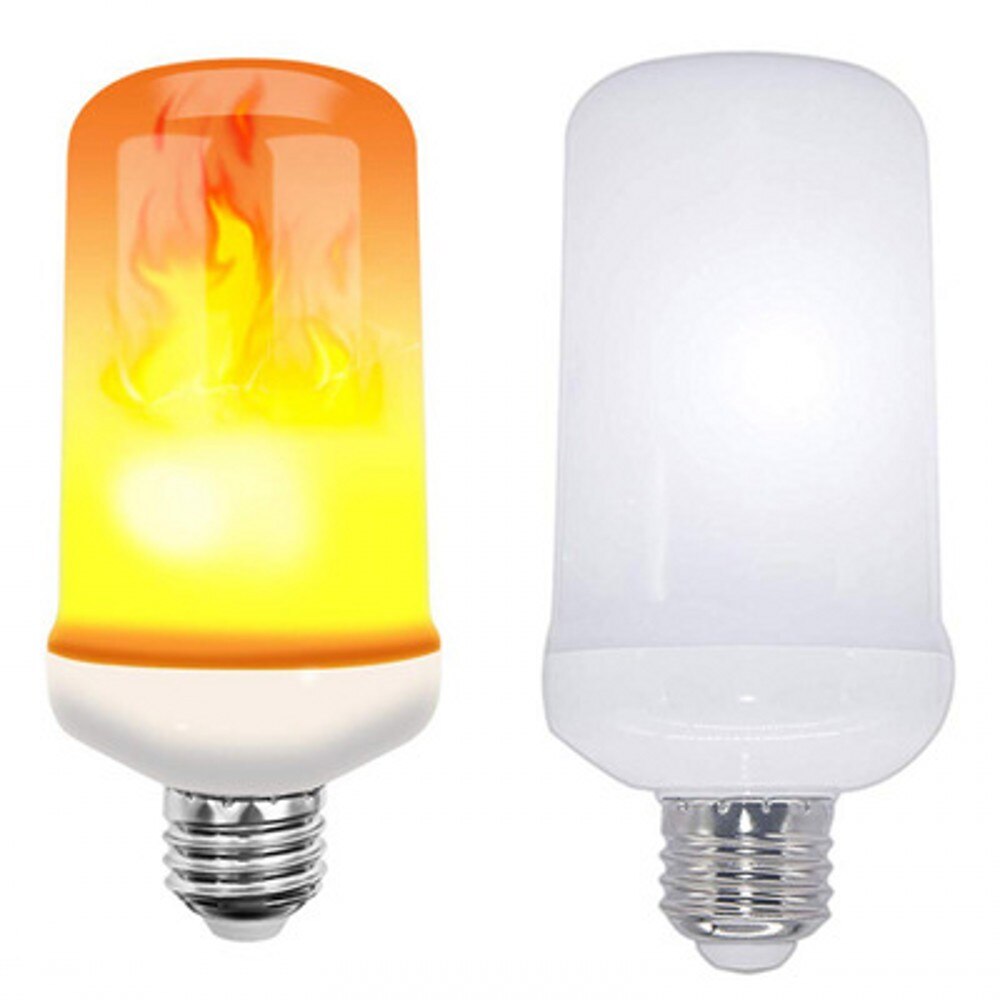 Led-lampen E27 E26 Led Lamp Vlam Effect Fire Verlichting 9W 15W 1 Flickering Emulatie Vlam Licht 1900K-2200K AC85-265V Vlam Lamp