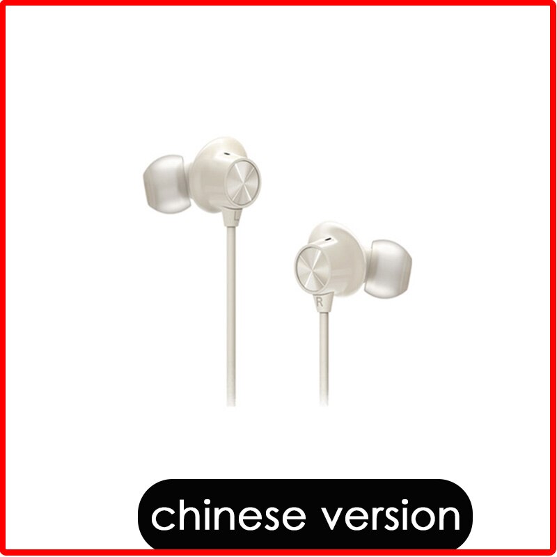 Officiella oneplus bullets trådlösa z hörlurar aptx hybrid magnetisk kontroll google assistent snabbladdare för oneplus 8 pro: Havre vit