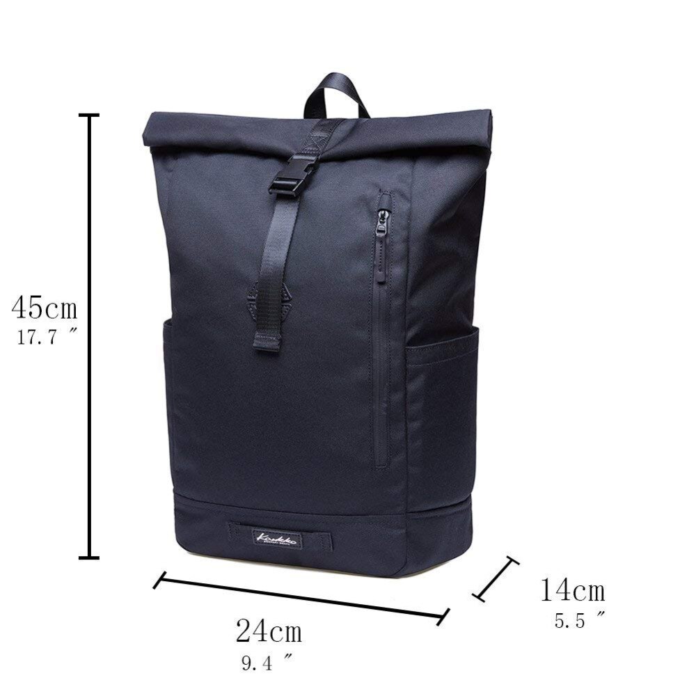Backpack Roll Top Backpack Urban Vintage Day Backpack Men Laptop School Backpack for Notebook Daypacks School Bags for boys