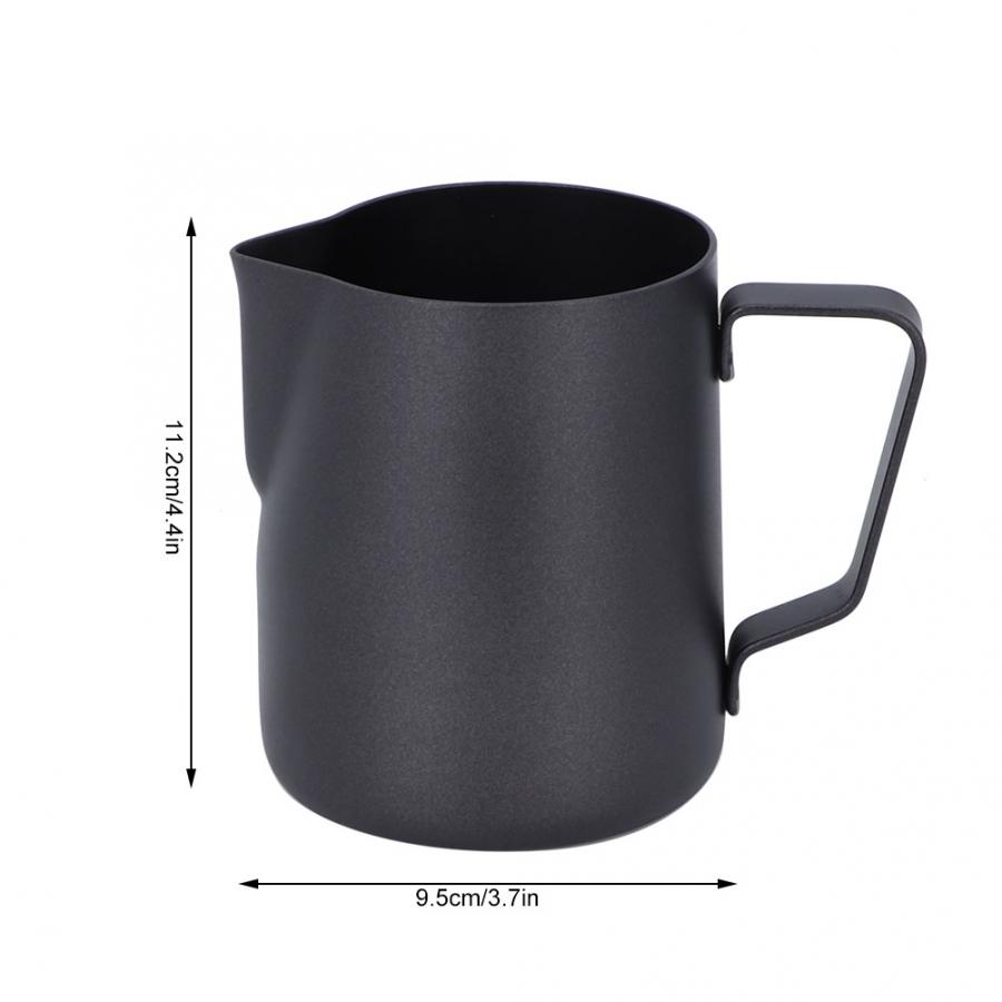 350Ml Rvs Melkkan Non-stick Melk Opschuimen Cup Koffie Pitcher Voor Latte Art Koffie Shop Bar