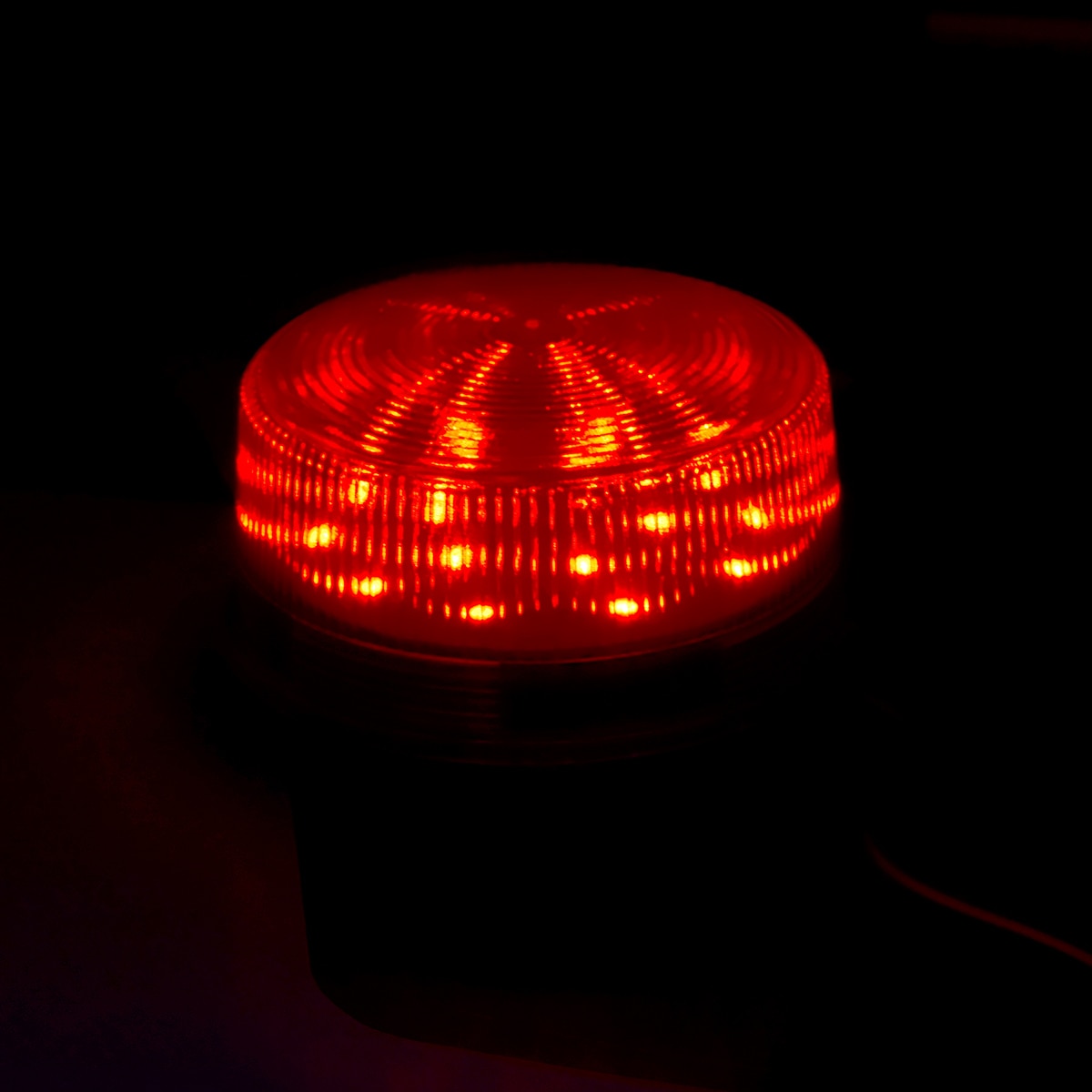 Eleopard rød led flash 12v 24v 220 sikkerhed lys alarm strobe advarsel alarm lampe singal for alarmsystem