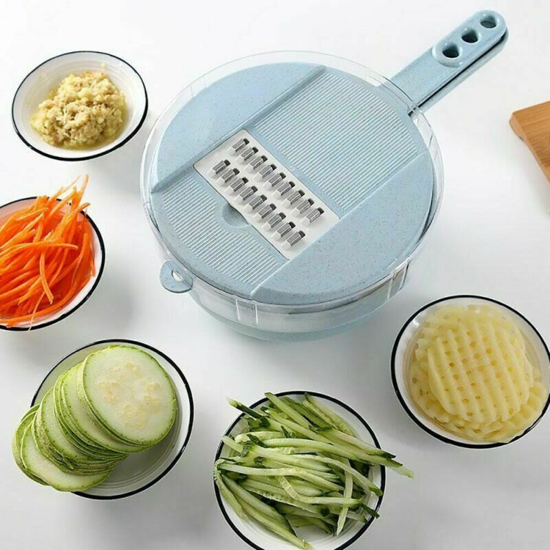 9 IN 1 Multi-function EASY FOOD CHOPPER Food Vegetable Blender Chopper Slicer