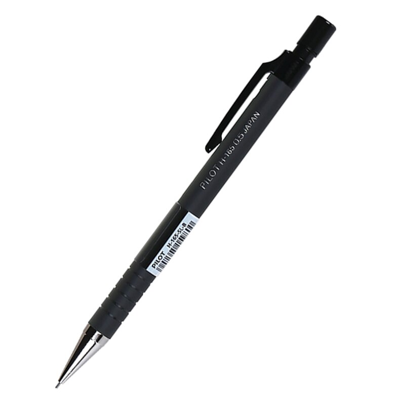 Lote de 5 unidades de portaminas de Japón H-165-SL, 0,5 MM, papelería estándar para oficina y escuela,: Black