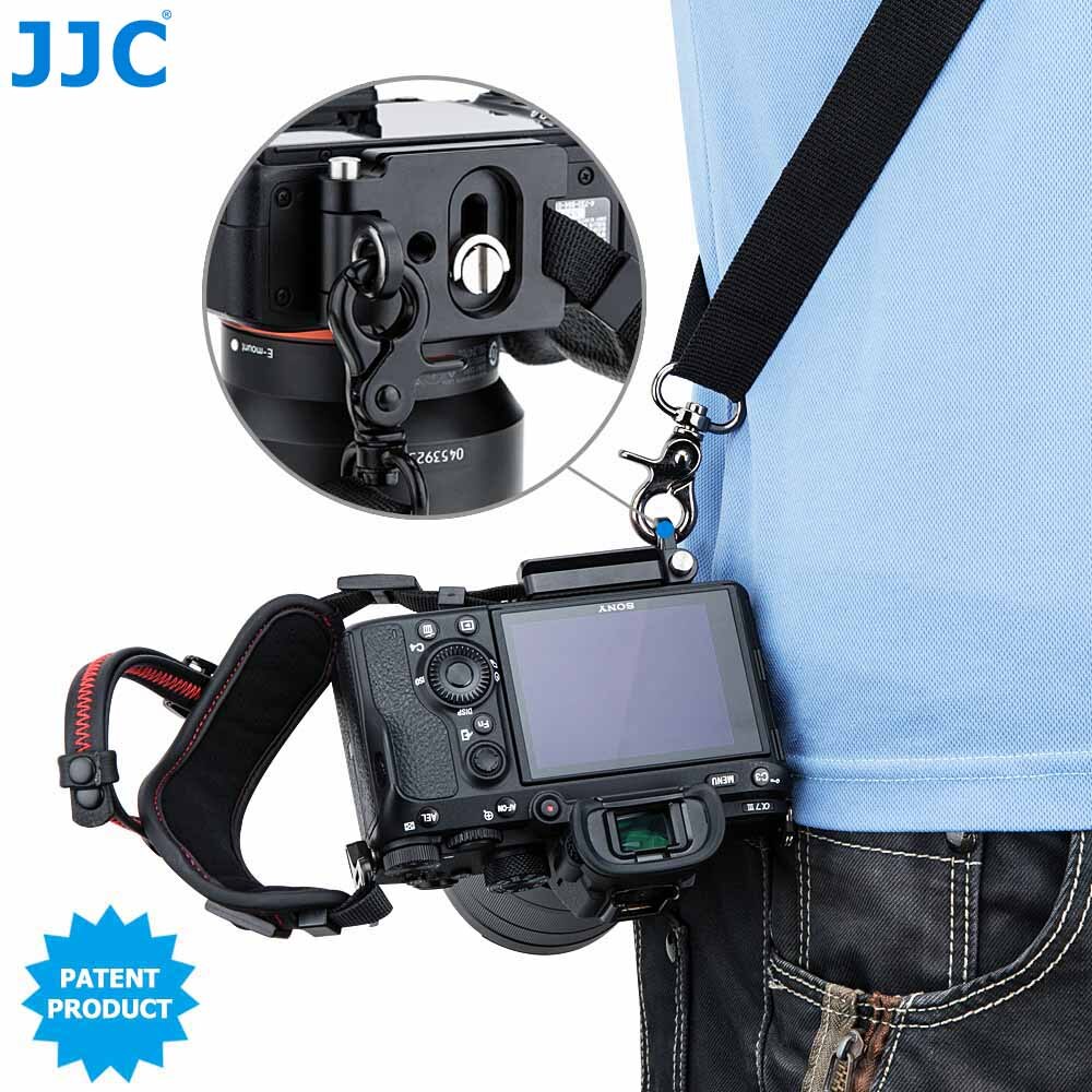 Jjc kamera hand handledsrem snabbkoppling tillbehör för canon eos r rp ra  r3 r5 r6 m50 mark ii  m6 mark ii  m50 m100 m6 m3 m10