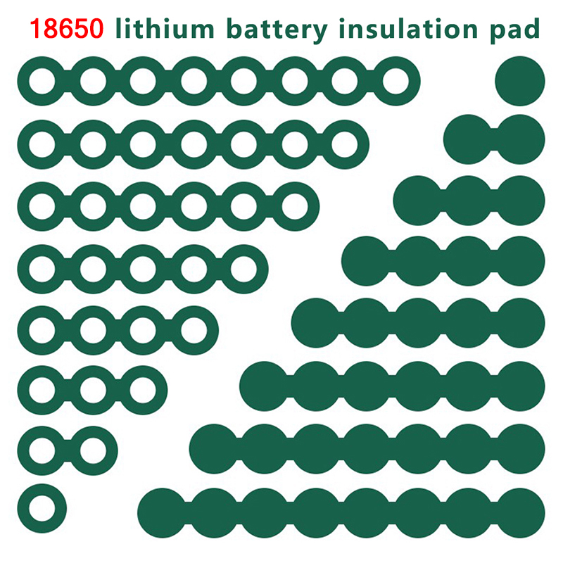 18650 21700 32650 Li-ion Battery Insulation Gasket Barley Paper Battery Pack Cell Insulating Glue Fish Electrode Insulated Pads
