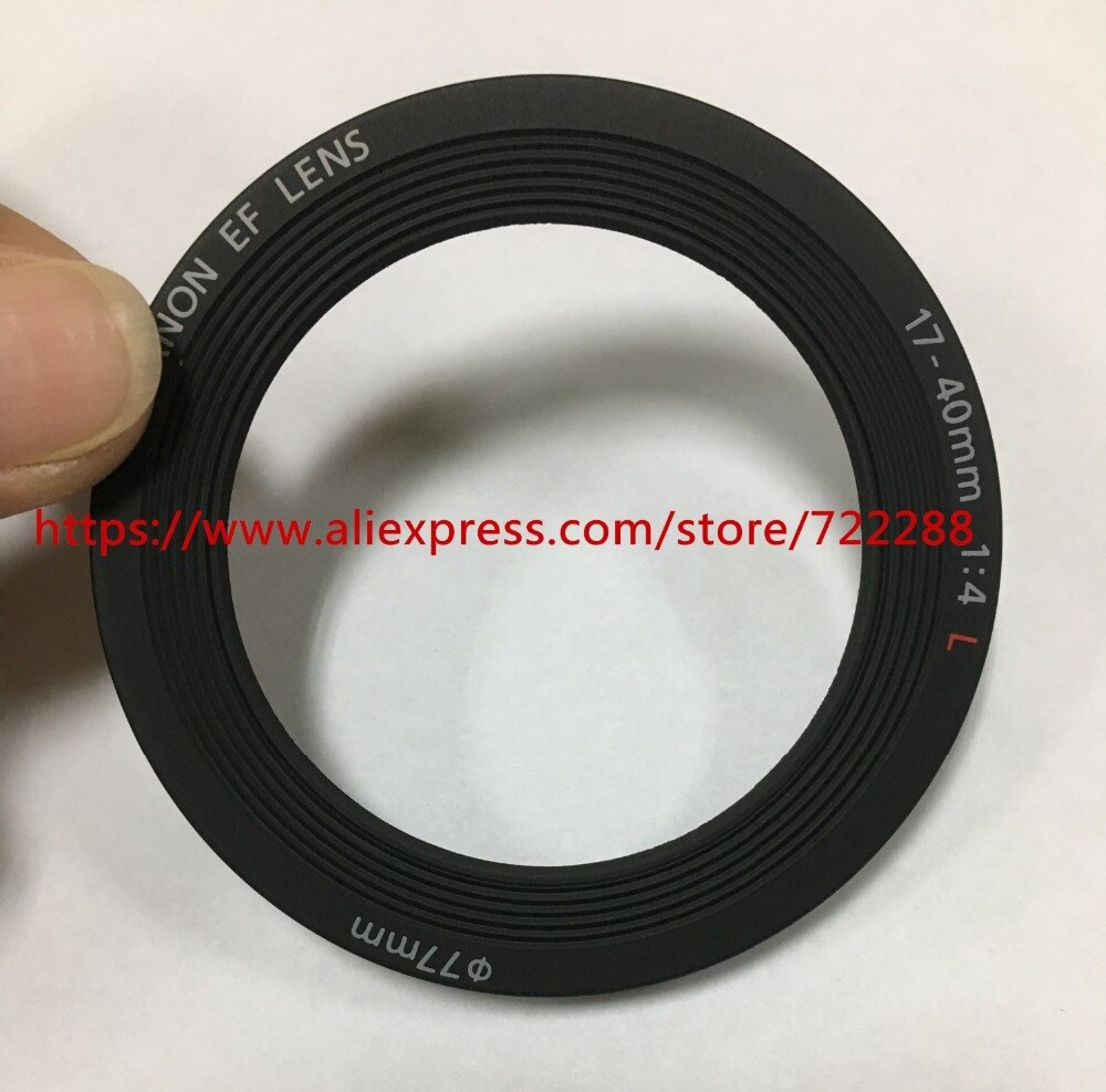 Repair Parts For Canon EF 17-40MM F/4 L USM Lens Front Lens Name Ring YB2-0379-000