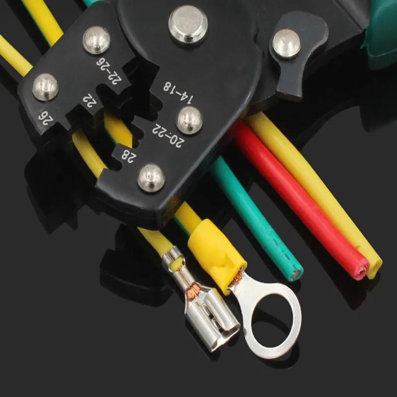 320 stks 4-in-1 Multifunctionele Tang Combinatie, Koperen Neus Krimpterminals, OT/UT Messing Vertind Koudgeperste Blote Terminals