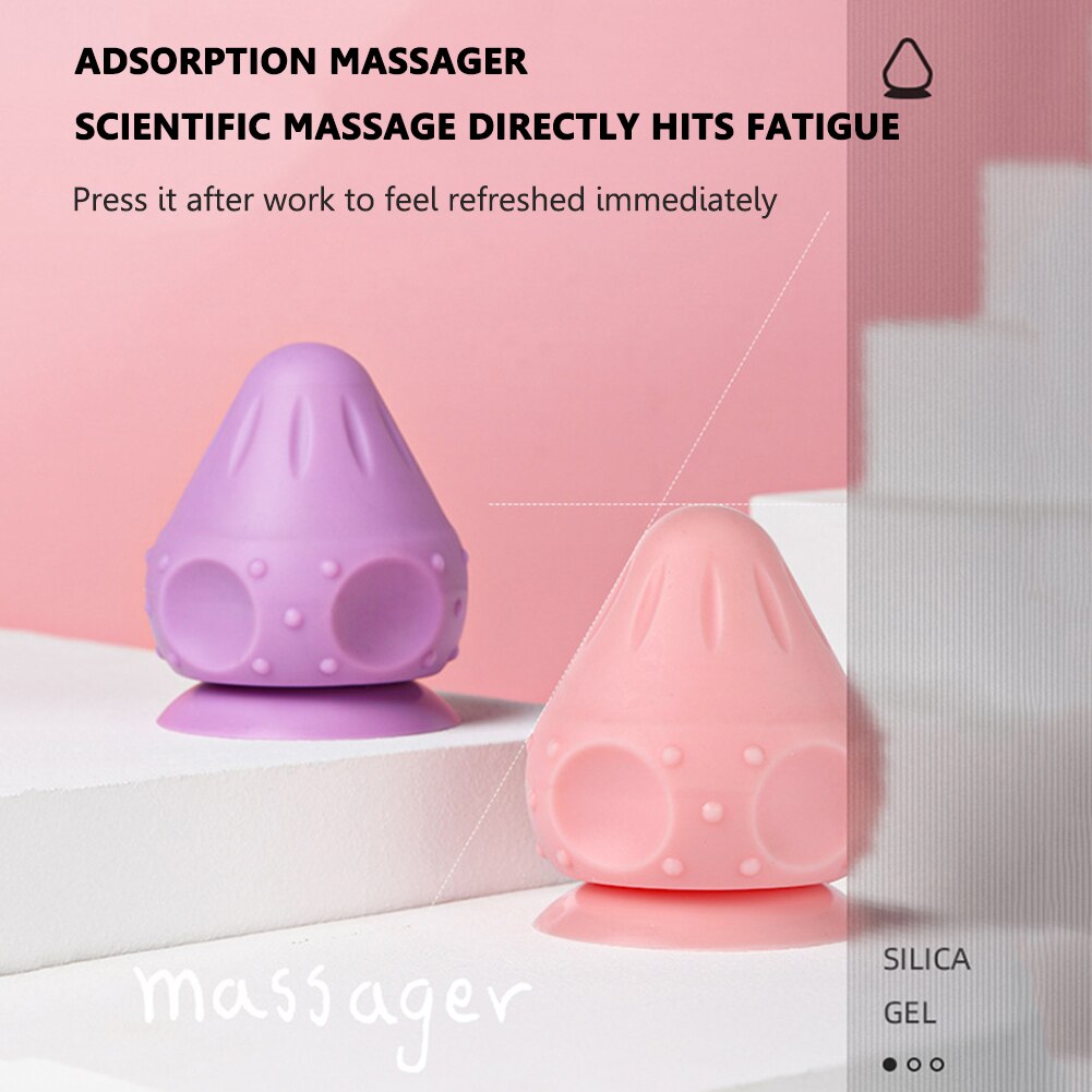Silicon Massage Cone Solid Ball Psoas Muscle Release Thoracic Spine Back Neck Scapula Foot Yoga Triangular Relax Apparatus