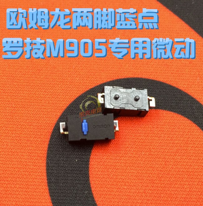 Original OMRON mouse micro switch two feet blue dot For Anywhere MX Logitech M905 mouse button Replace ZIP