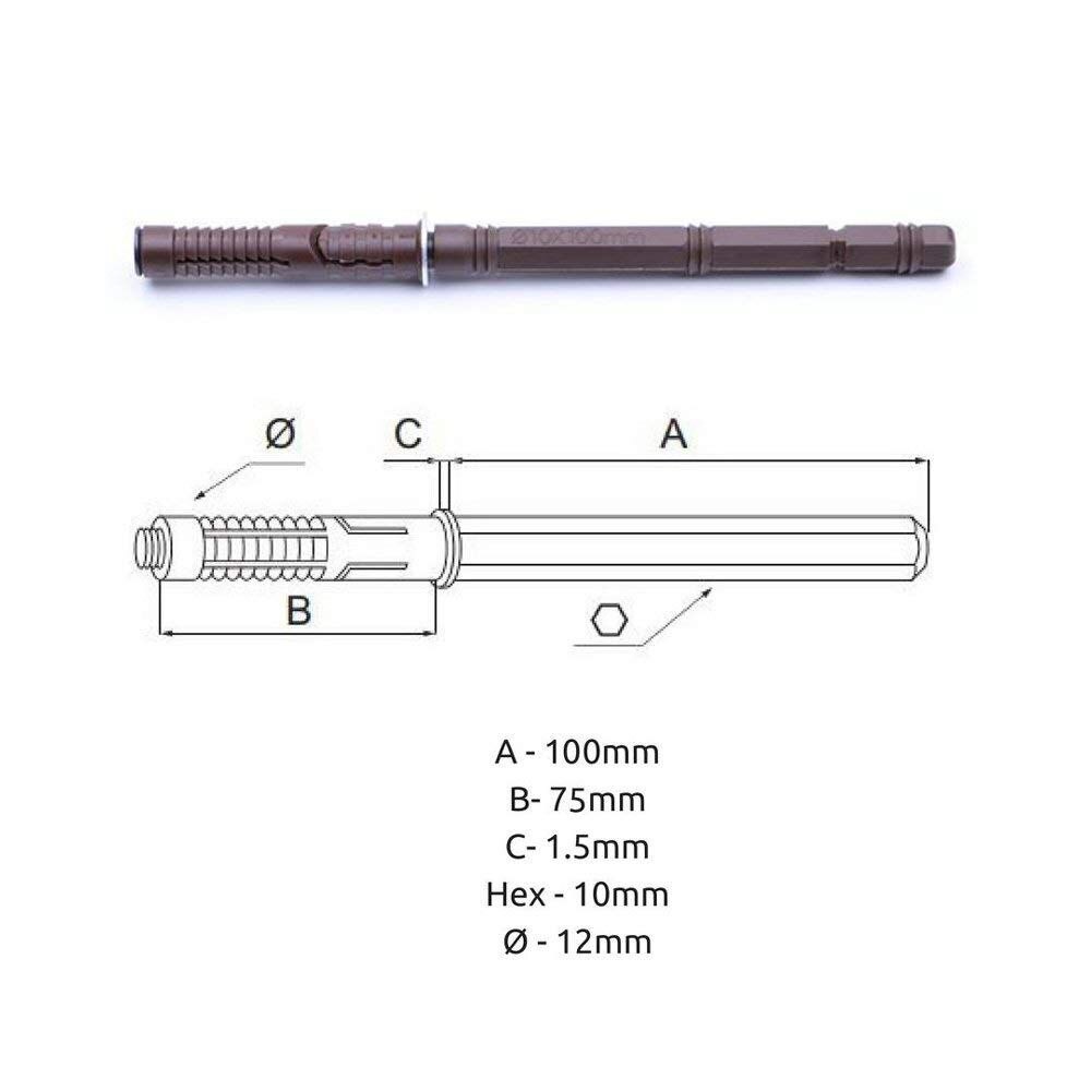Floating Shelf Brackets -10 Pack Heavy Duty Wood Invisible Shelf Brackets DIY Adjustable Hardware Blind Supports Shelves 120 L