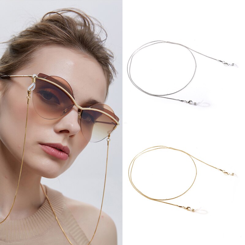 Leesbril ketting 80 cm brillen ketting touw damesbril ketting gouden zonnebril ketting 1pc
