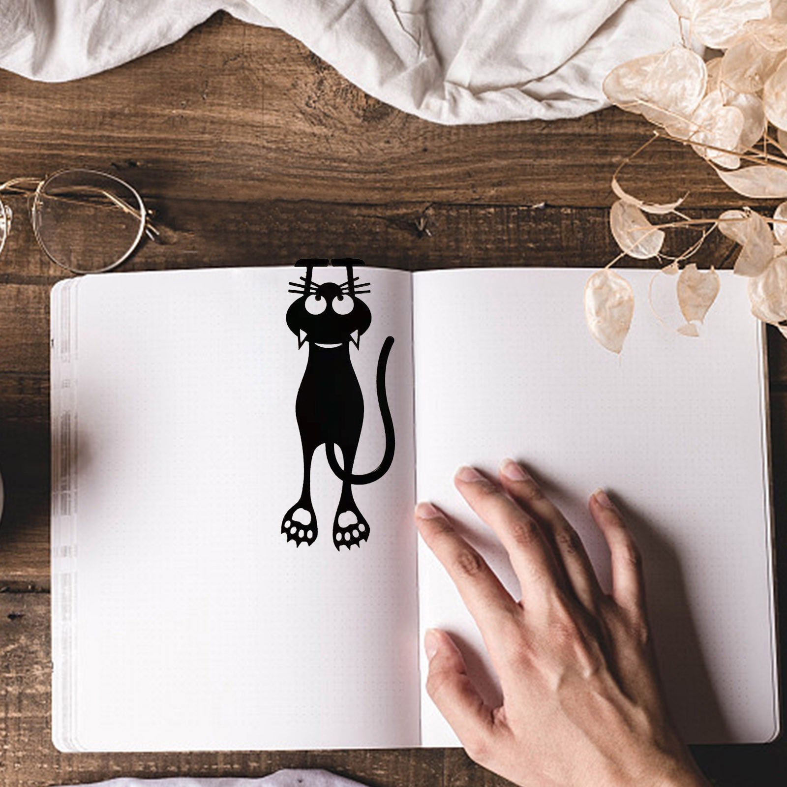 3D Stereo Bookmark Cute Cartoon Animal Marker Kawaii Cat Panda Bookmark Of Pages Kids School Stationery Supplies