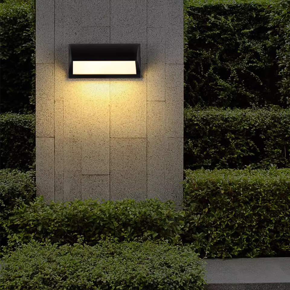 Led udendørs væglampe vandtæt  ip66 bevægelsessensorer led udendørs belysning veranda lys balkon havelys udendørs væglampe