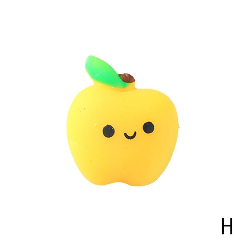 Soft Silicone Avocado Squishy Fruit Package Peach Watermelon Banana Cake Squishies Slow Rising Squeeze Toy Antistress Toys: H