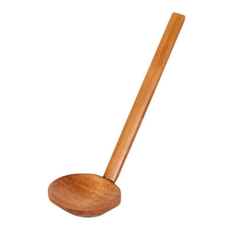 Japanese Style Spoon Long-Handled Soup Spoon Ladle Ramen Spoon Tortoise Shell Pot Spoon Catering Tableware Kitchen Tools: Default Title