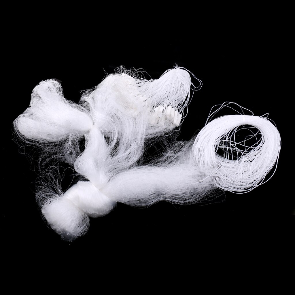 3 Layers Fishing Fish Mesh Trap Nylon Fishing Gill Net Casting Sinking Net Gillnet, 20m 25m 26m: 26x1.3m