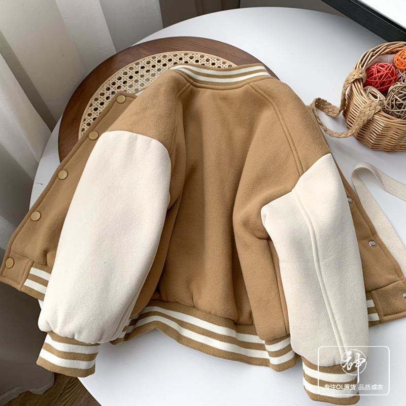 2022 Kinderen Winter Jas Honkbal Pak Bomber Tiny Katoen Kids Kleding Voor Tiener Gewatteerde Jassen En Jassen 13 Jaar oud Meisje